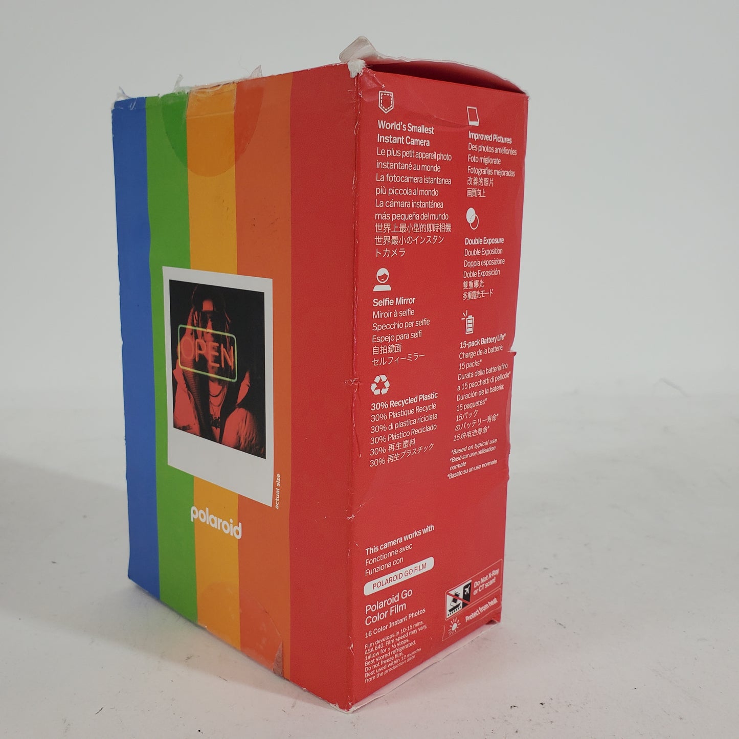 New Polaroid Go Instant Camera Generation 2 + 16 Color Photos Bundle 6282