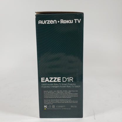 New Aurzen Eazze D1R Roku TV Smart Projector B008-BBY