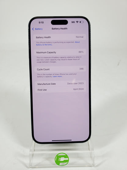 Unlocked Apple iPhone 15 Pro Max 256GB BLUE MU693LL/A