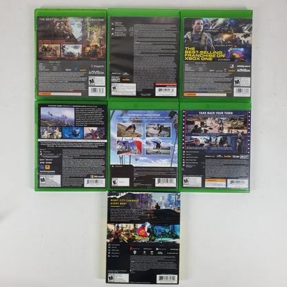 Lot of 7 Microsoft Xbox One Games