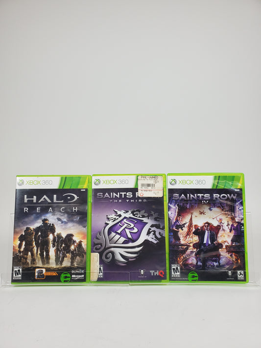 Lot of 3 Microsoft Xbox 360 Games