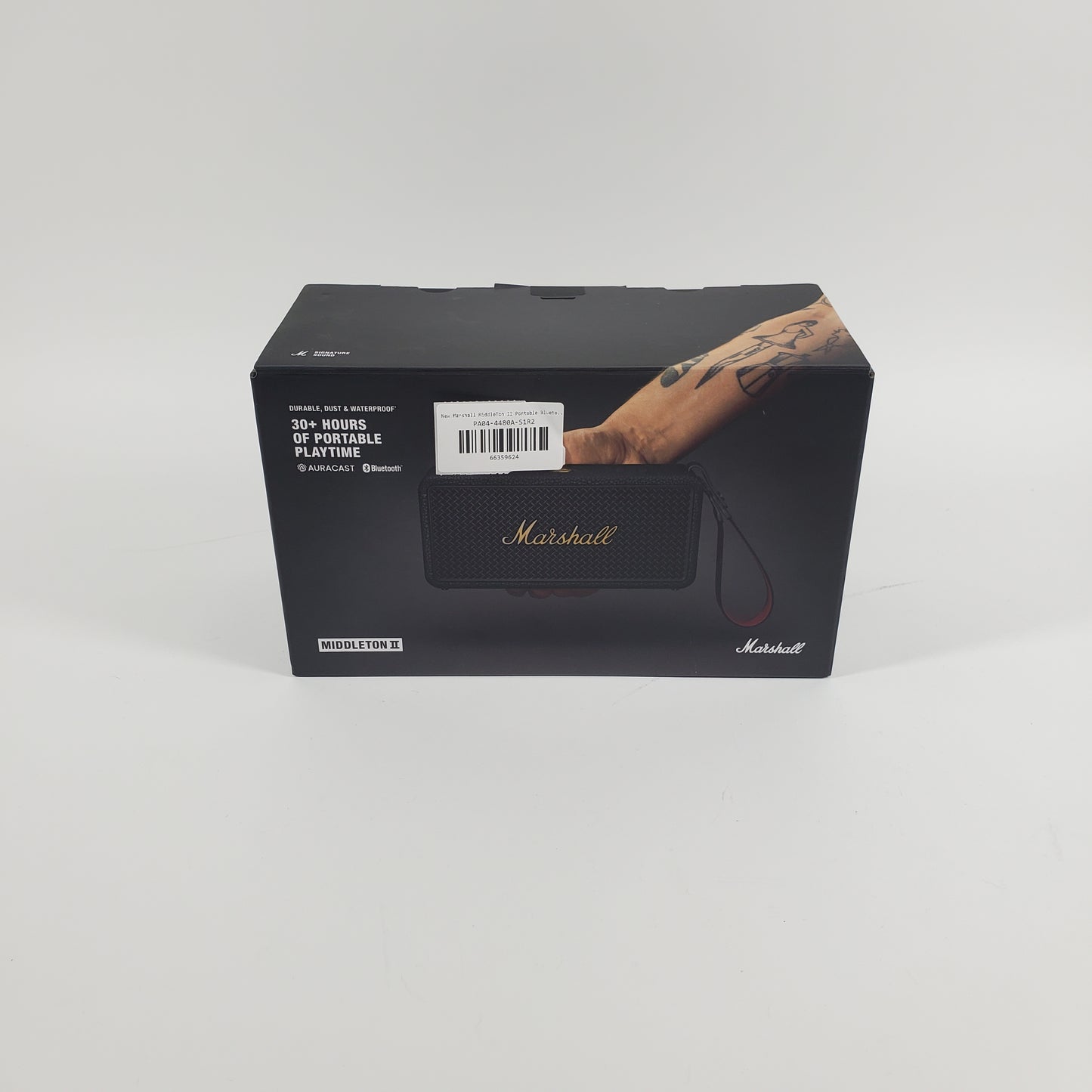 New Marshall MiddleTon II Portable Bluetooth Speaker Beige 1007429