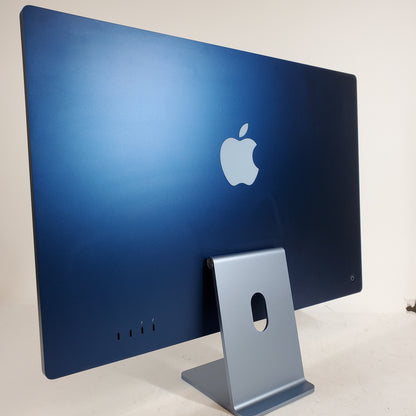 2021 Apple iMac 24" M1 3.2GHz 8GB RAM 256GB SSD Blue MGPK3LL/A