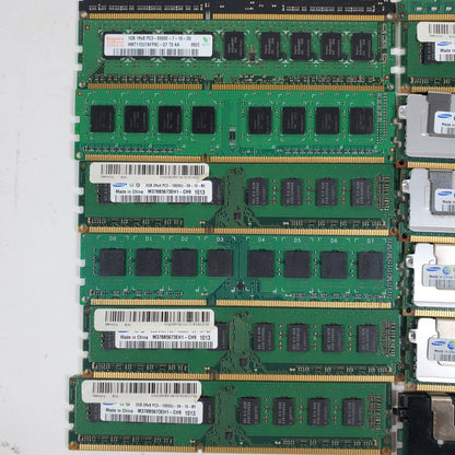 Lot of 23 DDR3 RAM Sticks DDR3 Mixed Speeds and Capacities