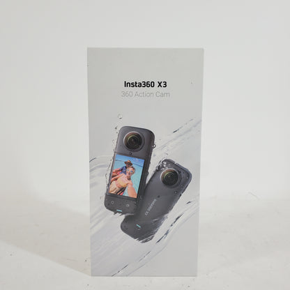 New Insta360 X3 72MP 360 Action Camera CINSAAQ/B