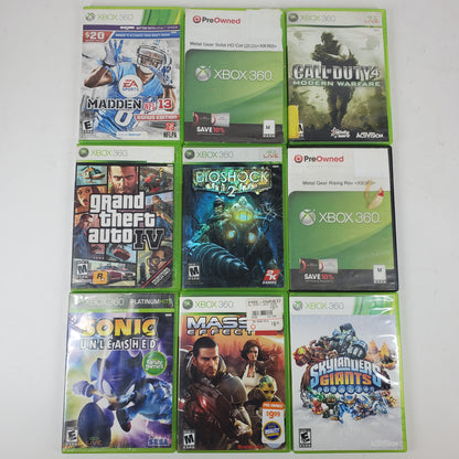 Lot of 79 Microsoft Xbox 360 Games