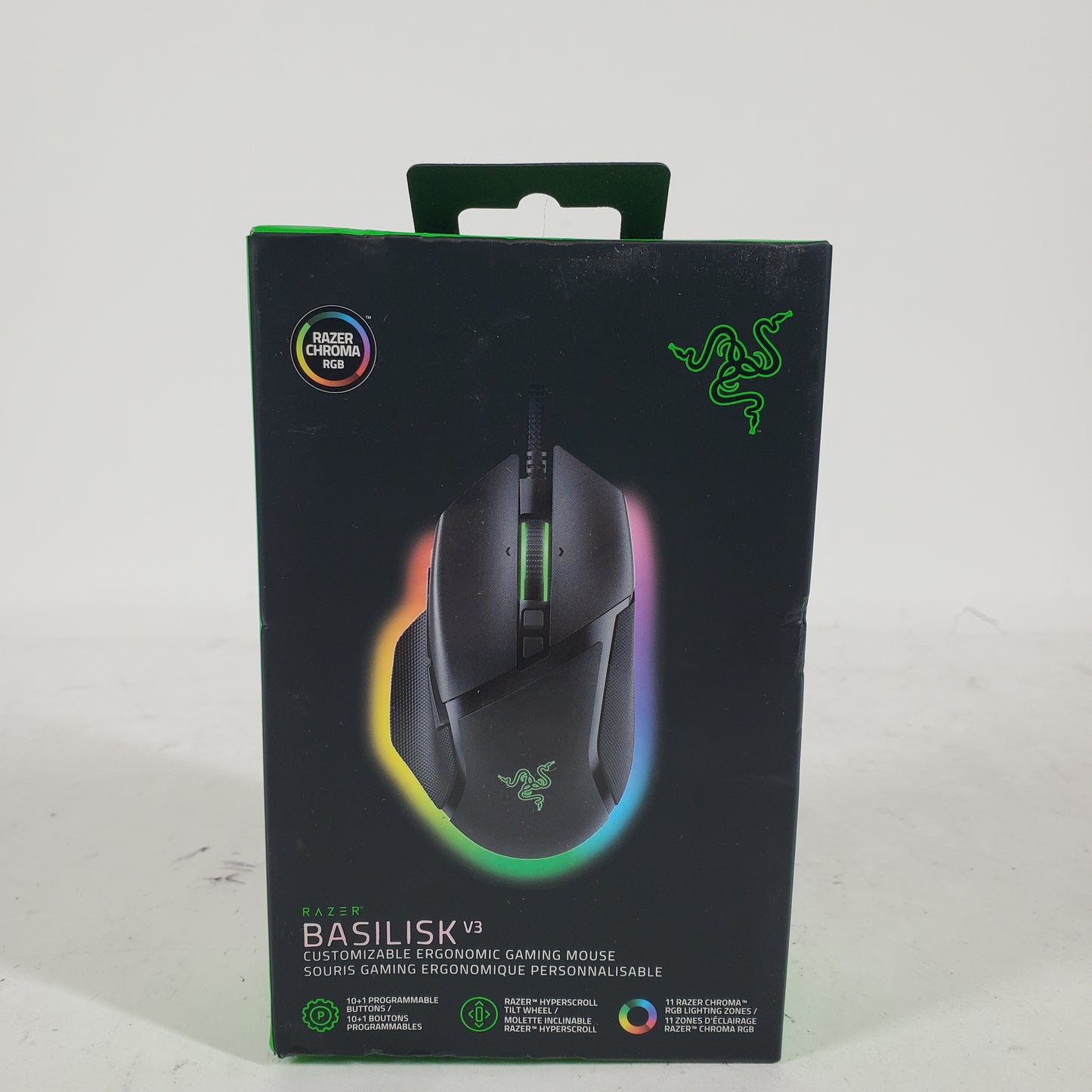 New Razer Basilisk V3 Black RZ01-04000100-R3U1 Multi-Platform