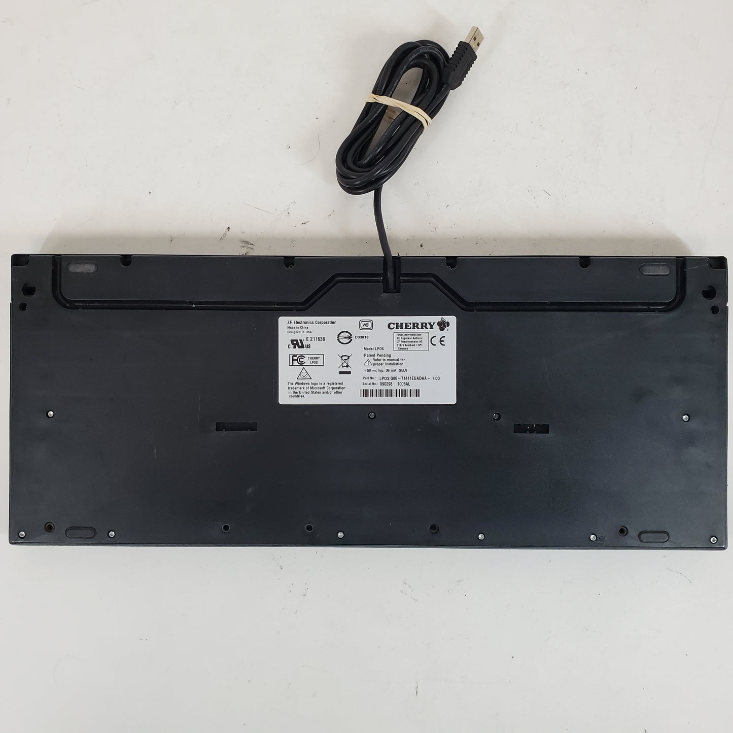 Cherry LPOS KEYBOARD WITH MSR AND TOUCHPAD G86-71411EUAEAA