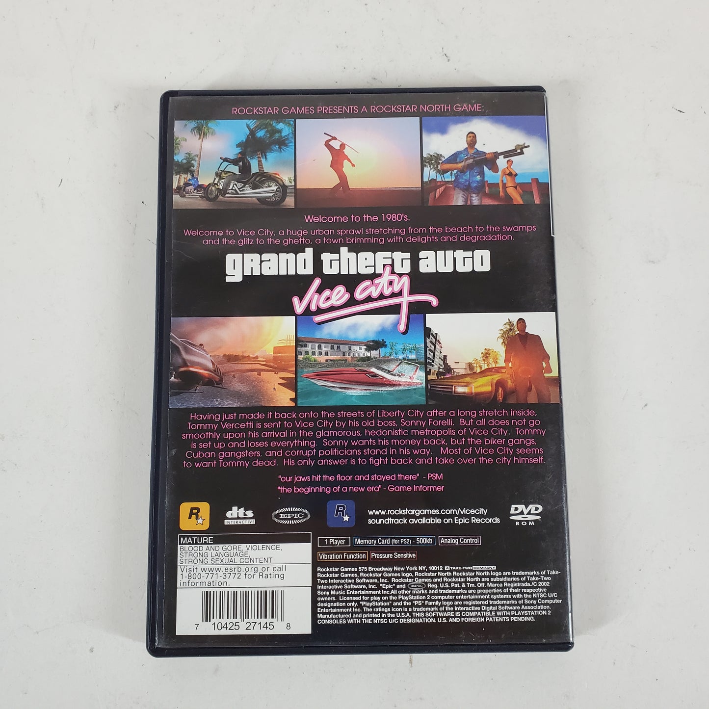 Grand Theft Auto San Andreas&Grand Theft Auto Vice City Official Strategy Guide with Game for PS3