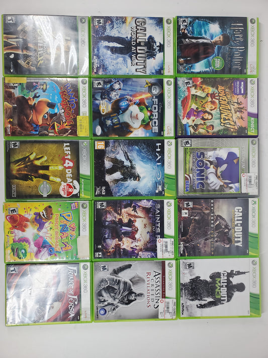 Lot of 39 Microsoft Xbox 360 Games