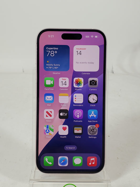 Unlocked Apple iPhone 15 128GB Pink MTLW3LL/A