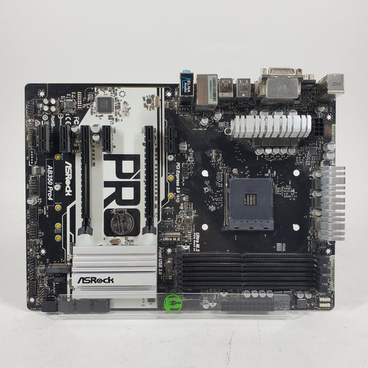 AsRock ab350 pro4 AM4 ATX AMD DDR4 Motherboard