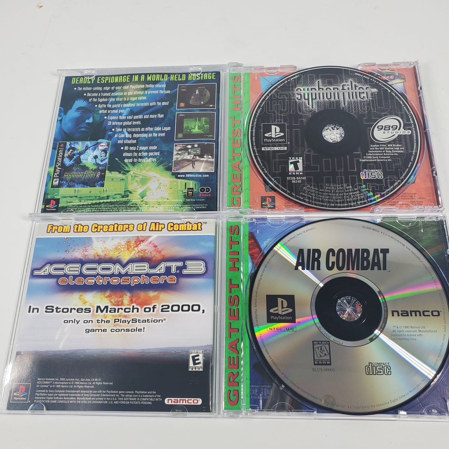 Lot of 8 Sony PlayStation 1 PS1 Games
