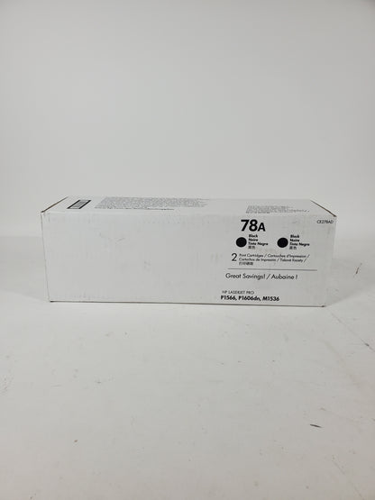 New HP 78a CE278A Black Print Cartridge