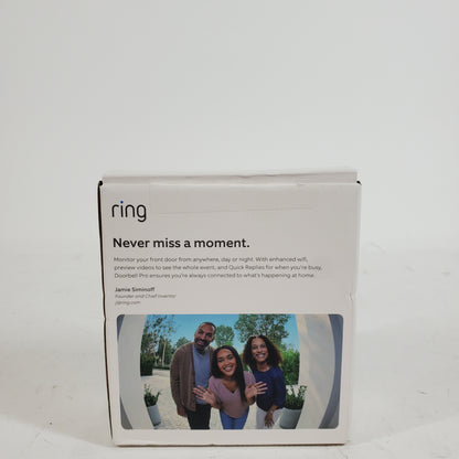 New Ring Wired Doorbell Pro RING CAMERA 23-007371-02