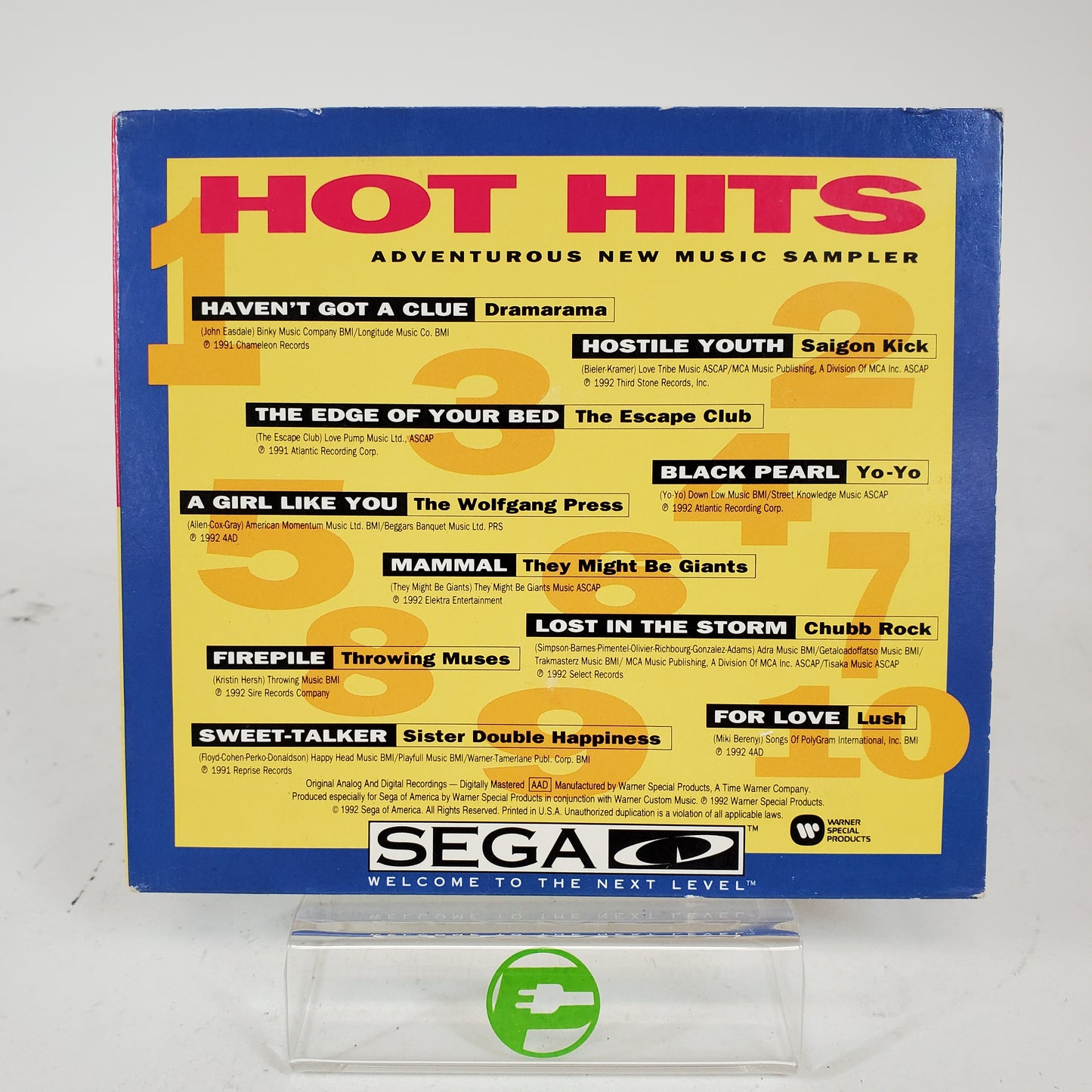 Rock Paintings and Hot Hits (Sega CD, 1992)