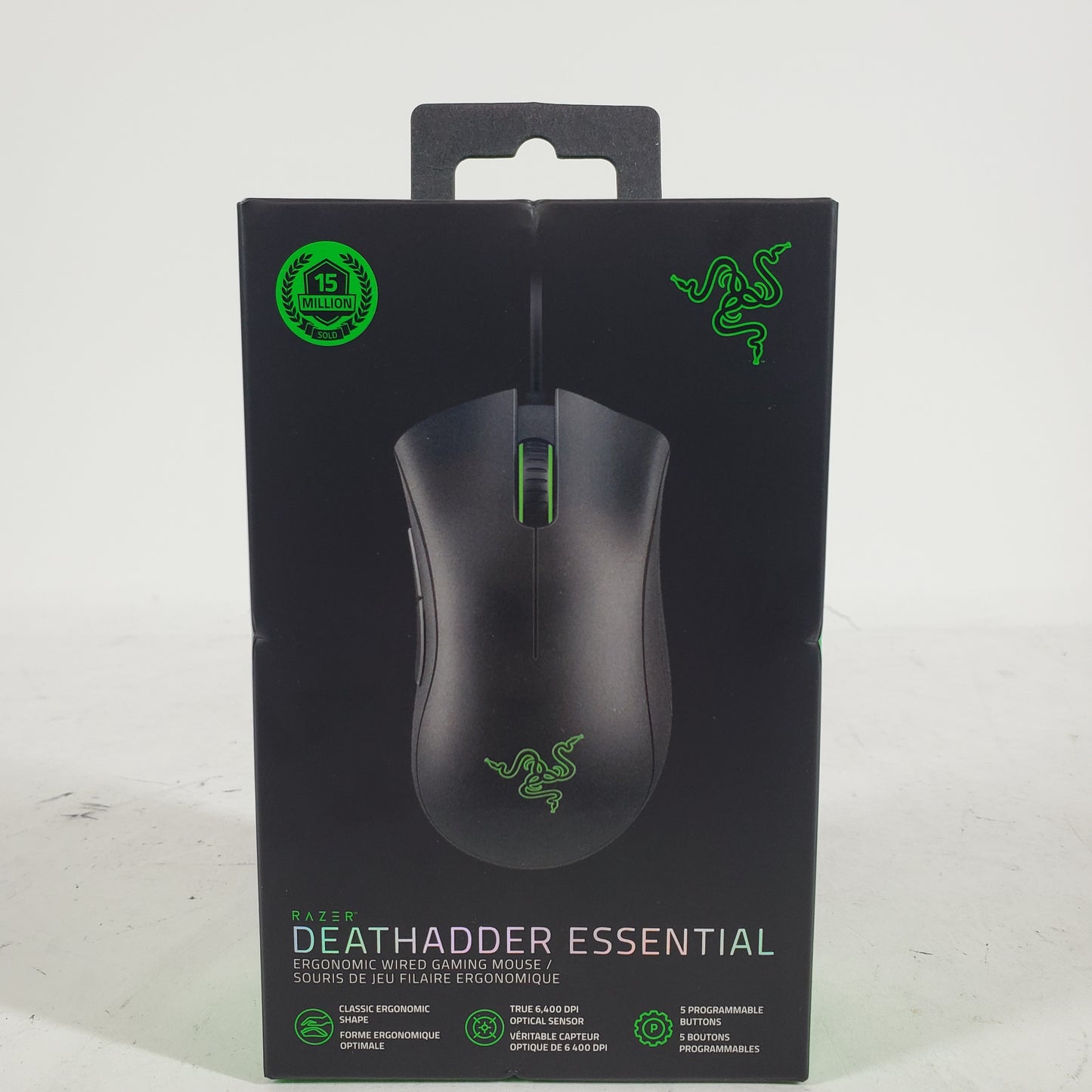 New Razer Deathadder Essential Black RZ01-03850100-R3U1 Multi-Platform