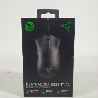 New Razer Deathadder Essential Black RZ01-03850100-R3U1 Multi-Platform