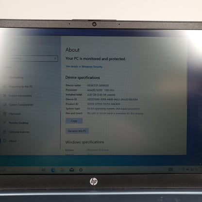 HP Laptop 15 4GB RAM 128GB SSD