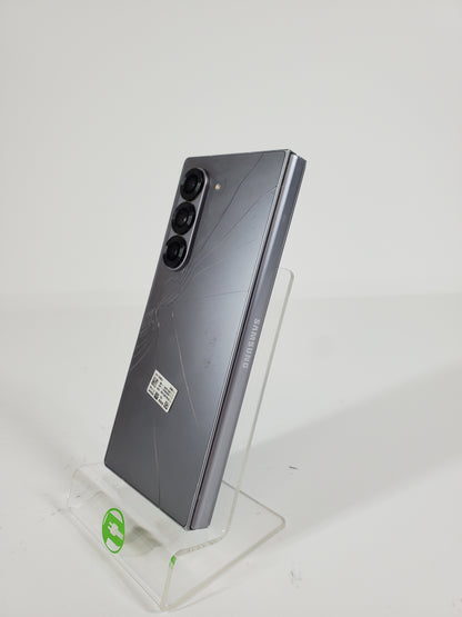 Broken Unlocked Samsung Galaxy Z Fold6 12GB RAM 256GB SM-F956U CRACKED