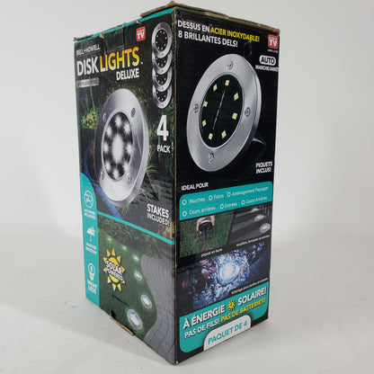 New Bell+Howell Disk Lights OUTDOOR SOLAR LIGHTS 2016FECN