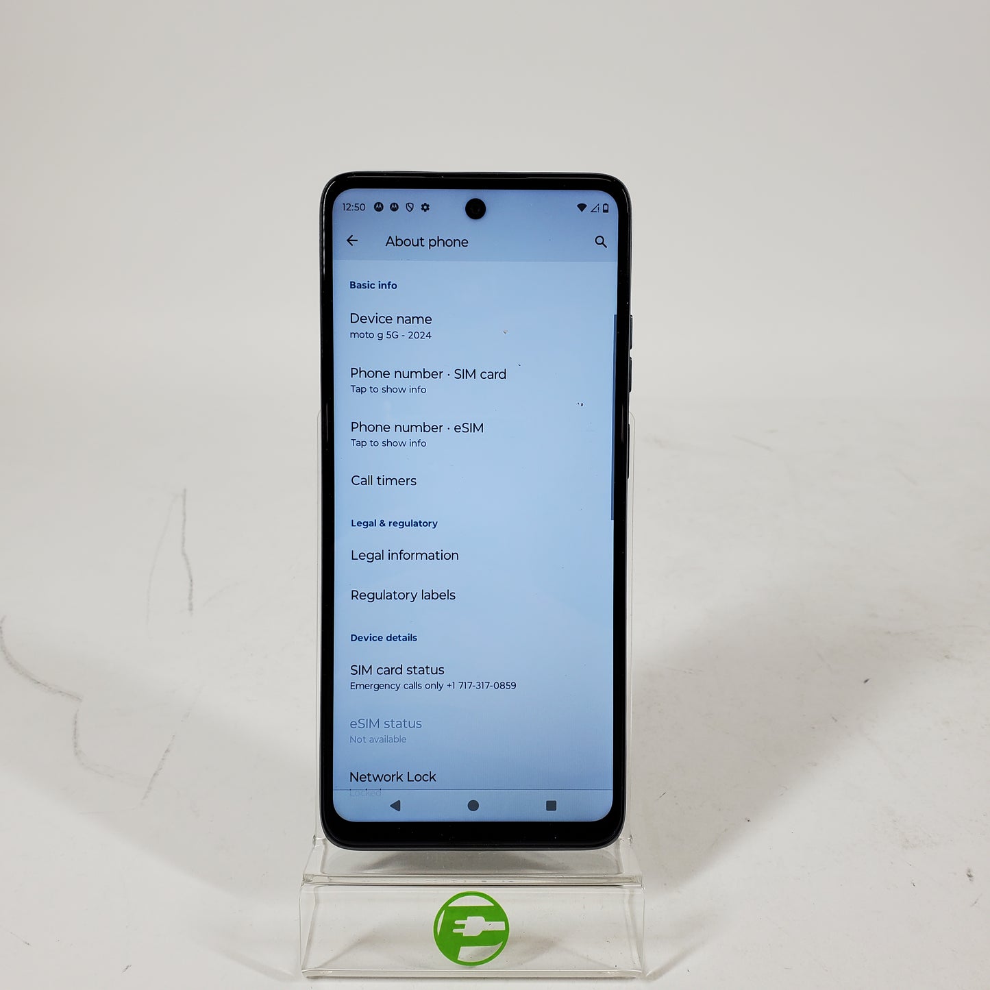 Xfinity Mobile Motorola Moto G 5G 128GB 14 Black XT2417-1