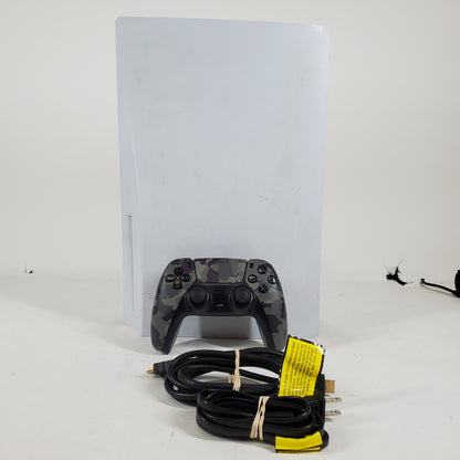 Sony PlayStation 5 Disc Edition PS5 825GB White Console Gaming System CFI-1215A