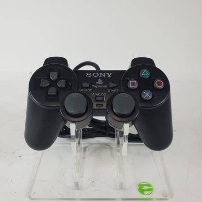 Broken Sony PlayStation 2 PS2 DualShock 2 Wired Controller Black SCPH-10010