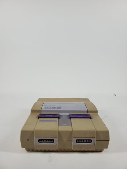 Super Nintendo Entertainment System NES Video Game Console NES-001 Gray