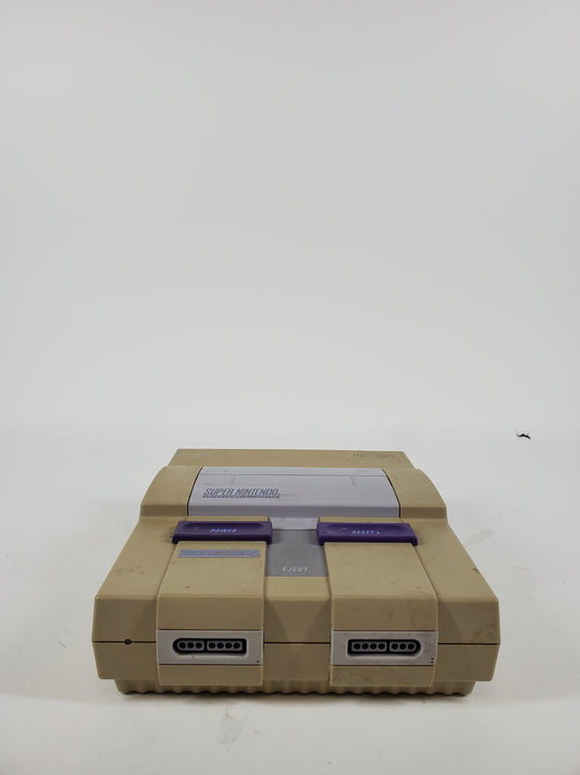 Super Nintendo Entertainment System NES Video Game Console NES-001 Gray