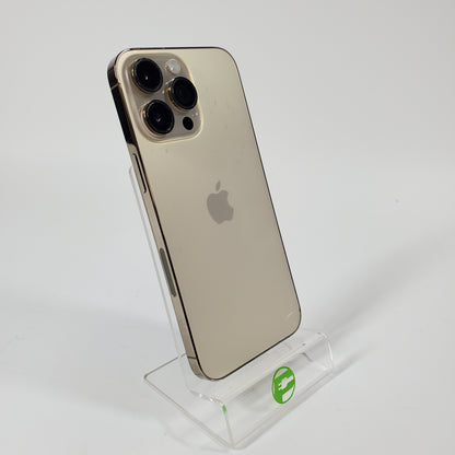 BROKEN T-Mobile Apple iPhone 14 Pro Max 128GB 18.5 Gold NQ8Q3LL/A