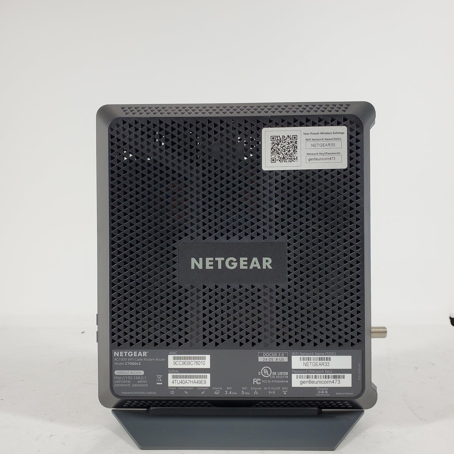 NET GEAR  c7000v2 ROUTER C7000V2