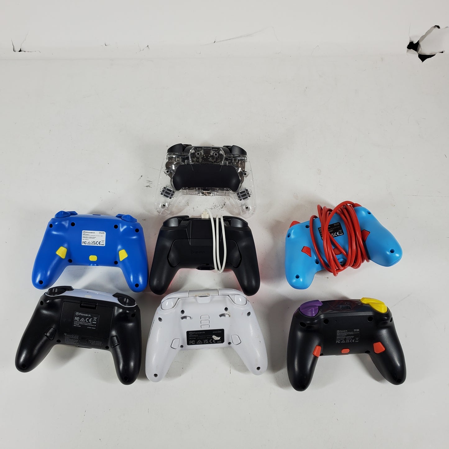 Lot of 7 Aftermarket Gaming Controllers See Description for Models
