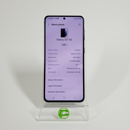 Unlocked Samsung Galaxy S21 8GB RAM 128GB SM-G991U1 Titanium Violet