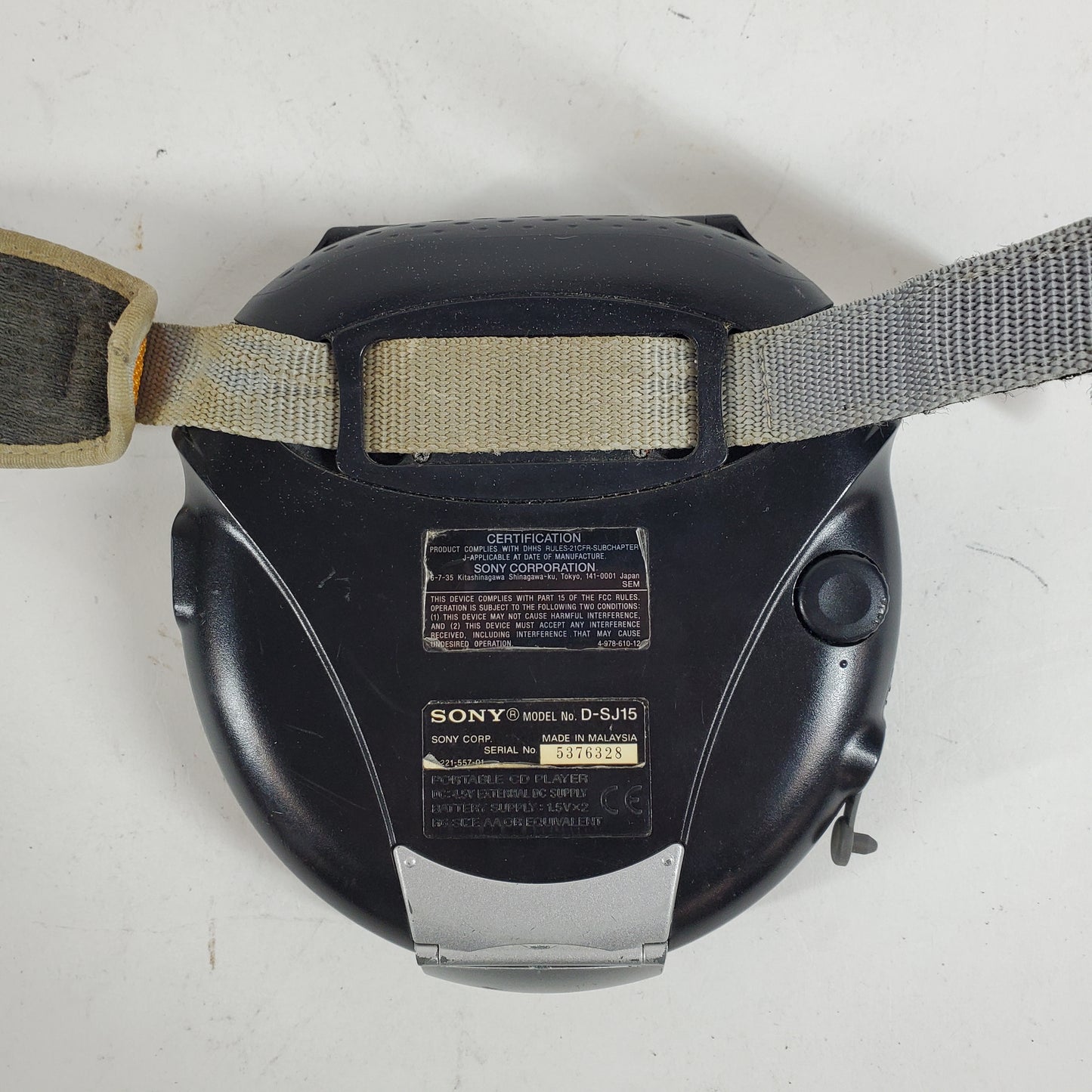 Sony Sport D-SJ15 PORTABLE CD PLAYER  D-SJ15