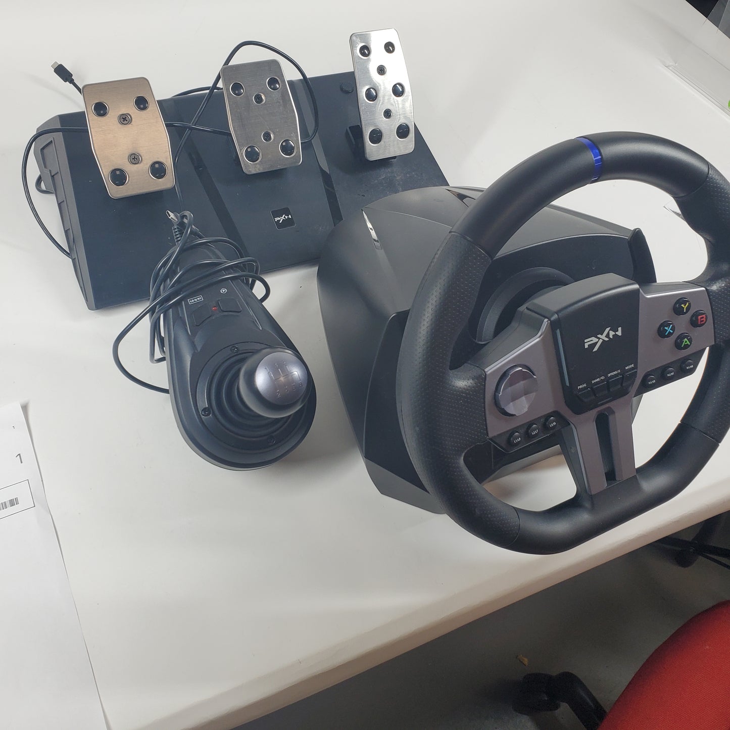 Pnx V9 Black PXN-V9 Raceing Wheel Multi-Platform