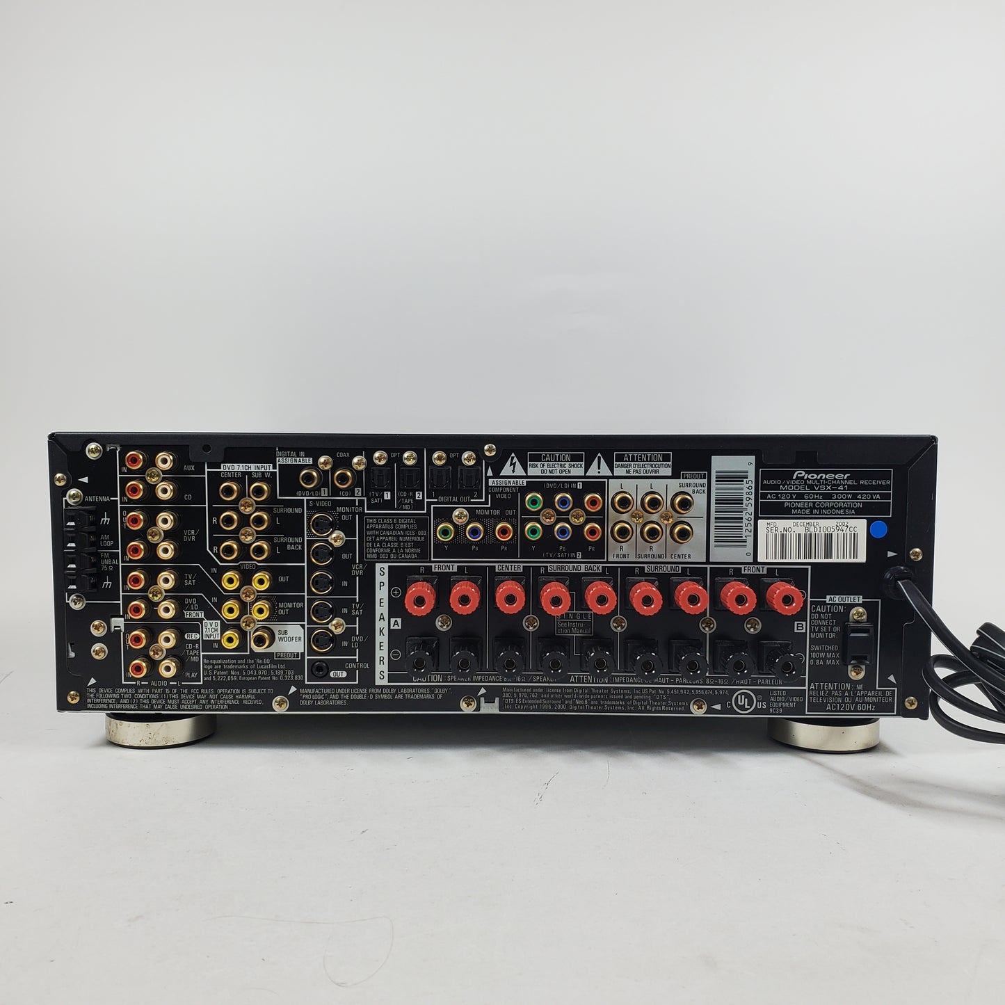 Pioneer Elite VSX-41 AV Receiver VSX-41