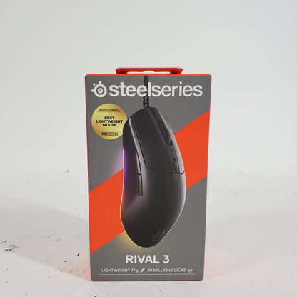 New SteelSeries Rival 3 Gaming Mouse M-00018