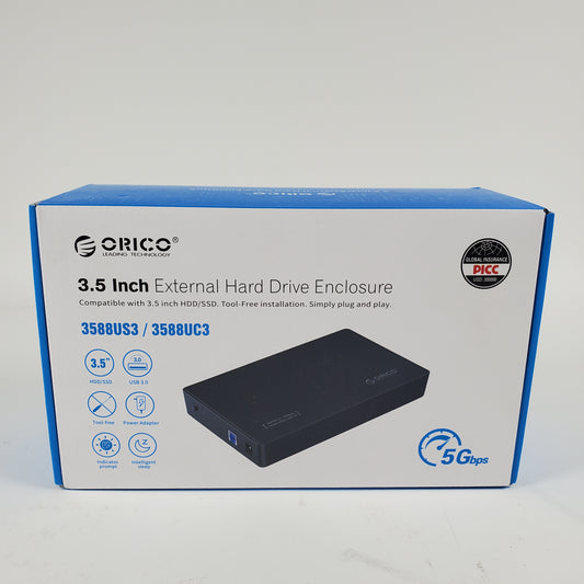 Orico 3588us3 Hard Drive Enclosure 3588US3-BK
