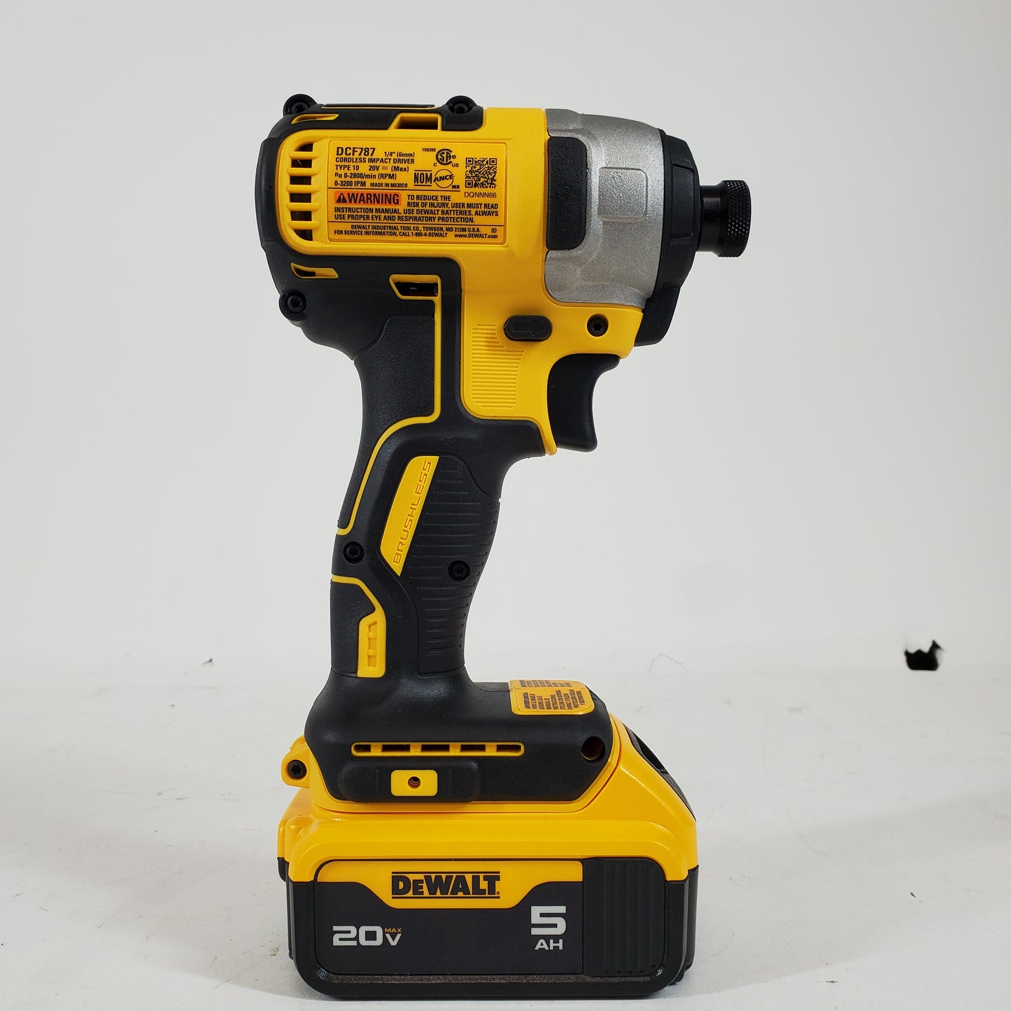 DeWalt DCF787 20V MAX 1/4" Cordless Impact Driver