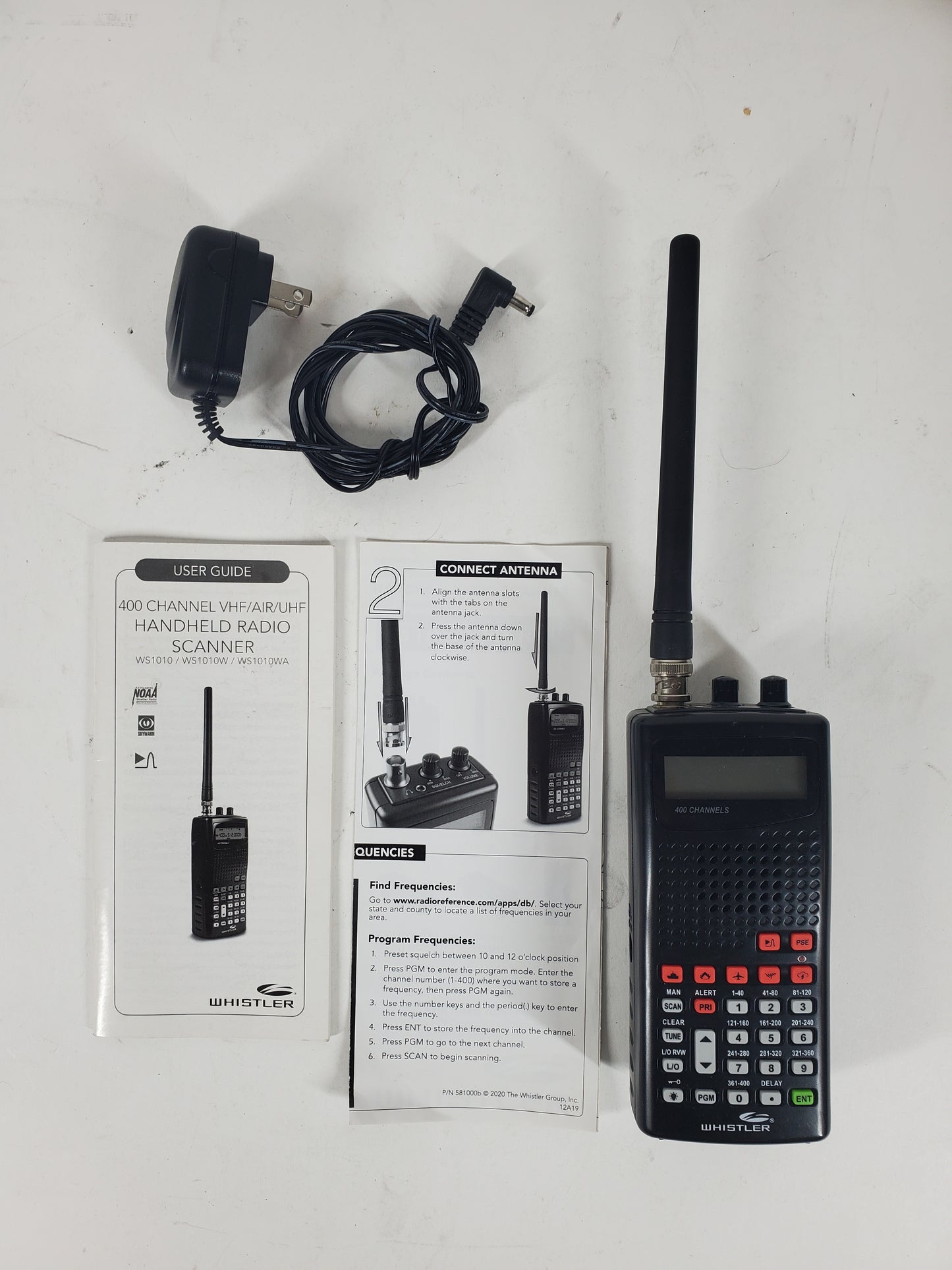 Whistler WS1010 RADIO SCANNER  WS1010