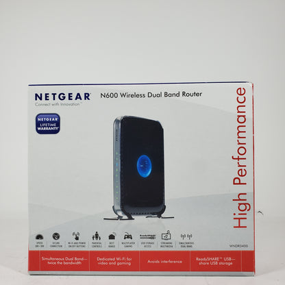 New NETGEAR N600 Wireless Dual Band Router Dual Band N600 Wireless Router