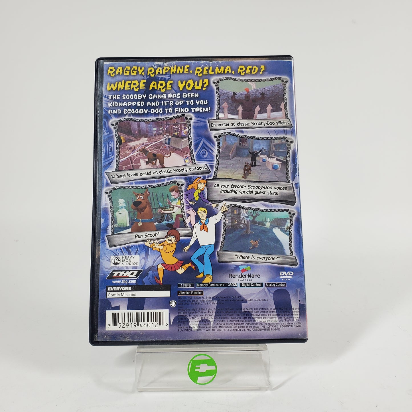 Scooby Doo Night of 100 Frights (Sony PlayStation 2 PS2, 2002)