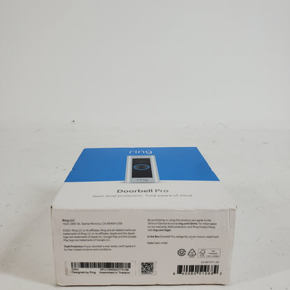 New Ring Wired Doorbell Pro RING CAMERA 23-007371-02