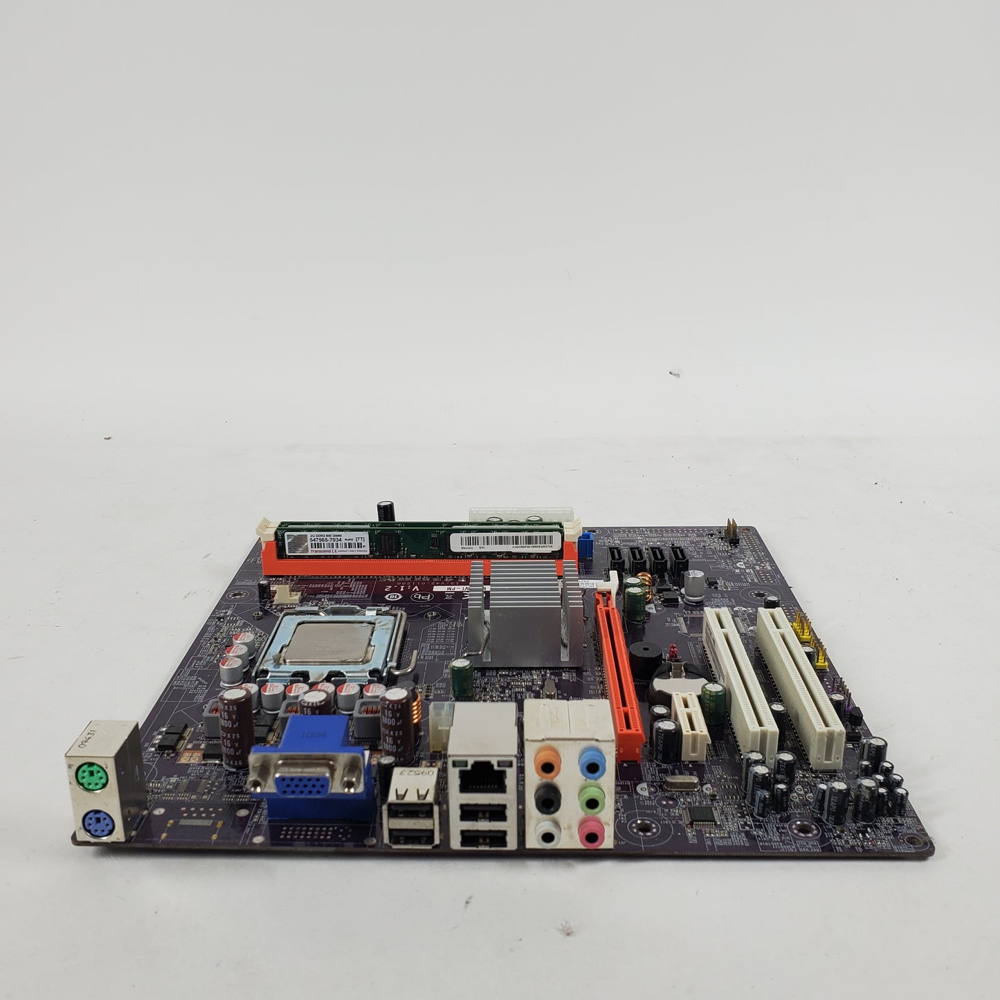 ECS mcp73vt-pm LGA 775 microATX DDR2  INTEL CELERON 450 3GB RAM PC2-6400 COMBO