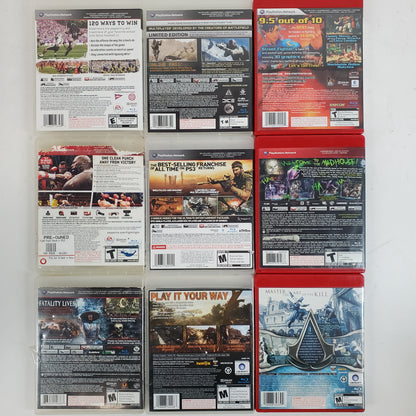 Lot of 23 Sony PlayStation 3 PS3 Games