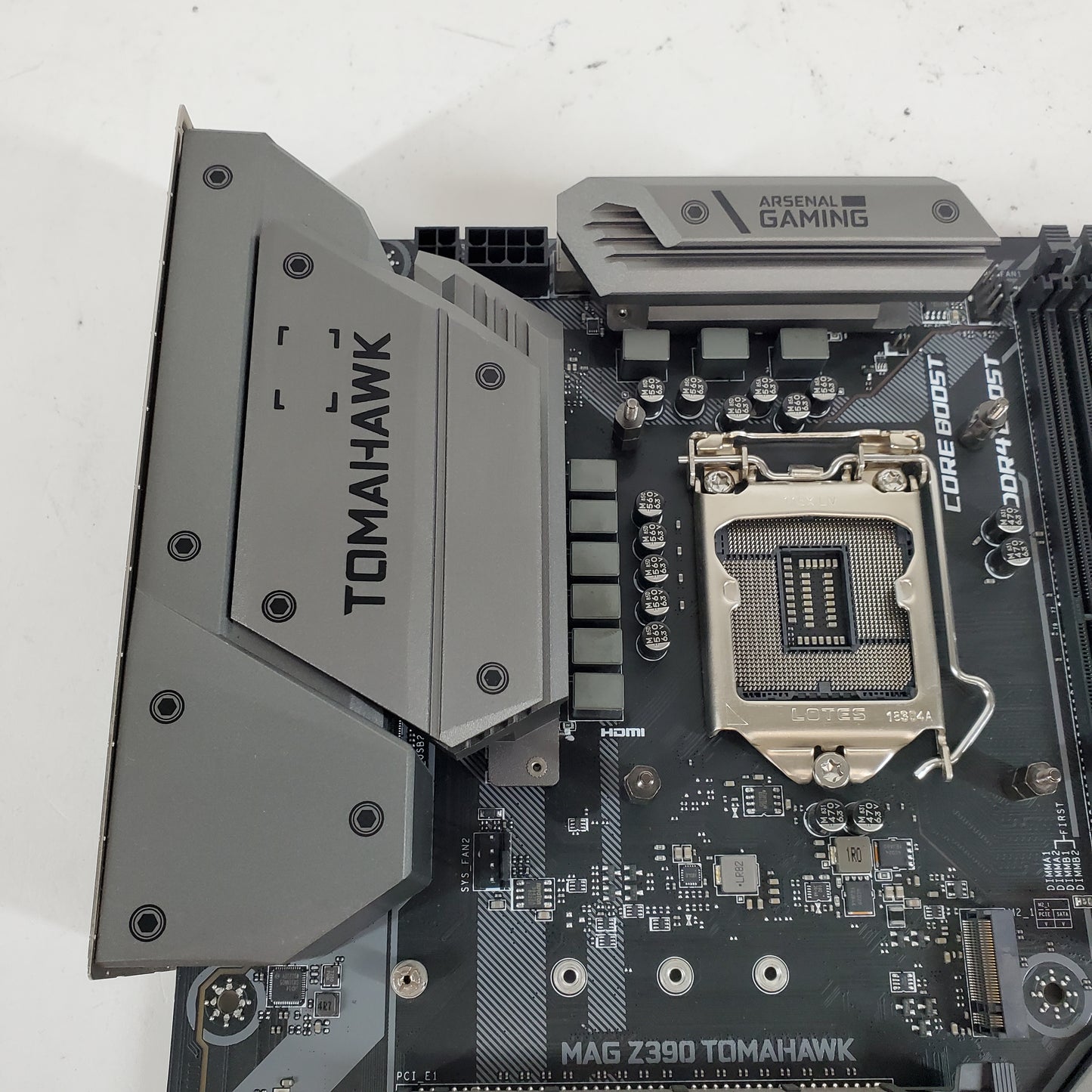 MSi MAG Z390 Tomahawk + Intel Core i9-9900K Motherboard CPU and Cooler Combo