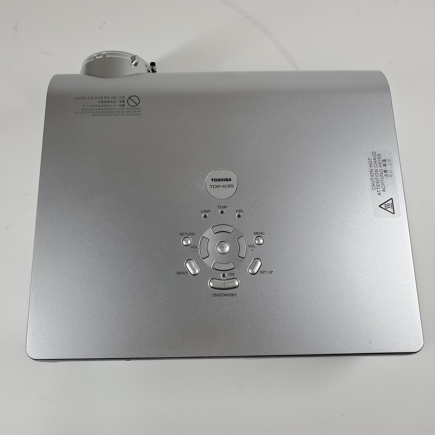 Toshiba TDP-S35 800 x 600 SVGA 1800 Lumens DLP Projector TDP-S35