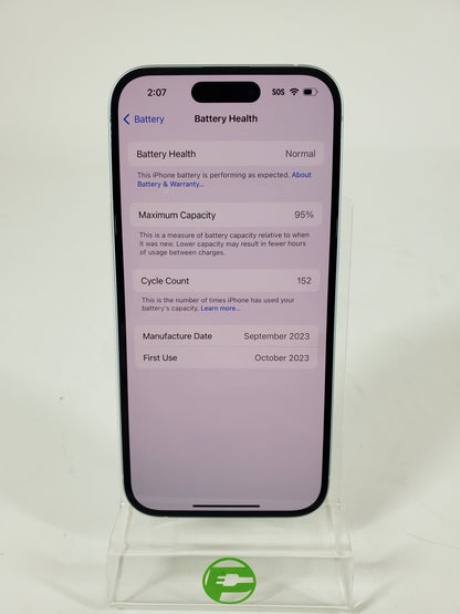 T-Mobile Apple iPhone 15 128GB BLUE MTLY3LL/A