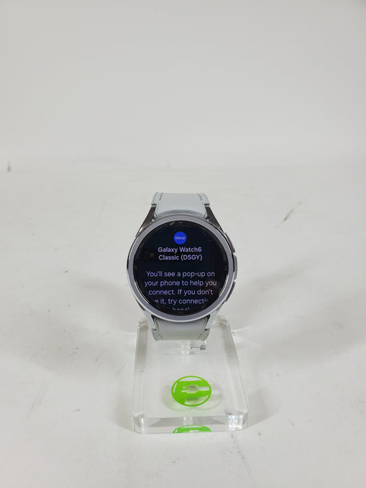 WiFi Only Samsung Galaxy Watch6 Classic Stainless Steel Smartwatch SM-R950